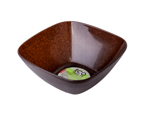 Salad bowl 120x120x55mm ECO WOOD (brown)