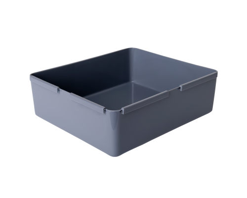 Universal tray 146x127x45mm (gray matt)