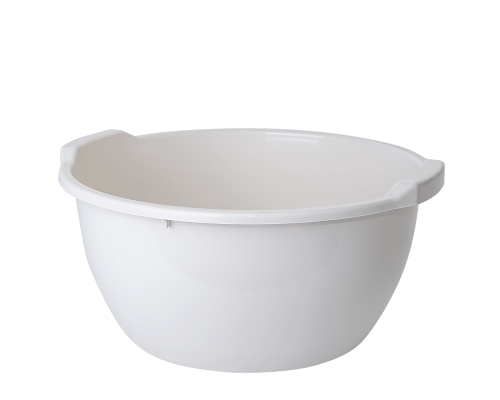 Round basin 8L (white rose)