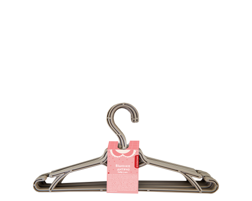 Children's hanger (5 pcs) (cocoa)