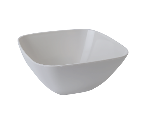 Salad bowl 120x120x55mm (white rose)