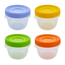 Food storage container "Omega" round 0,285L (mix)
