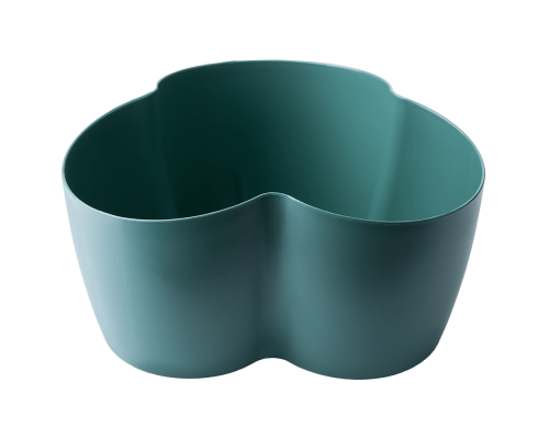 Flowerpot for cactus for 3 plants (green)