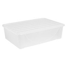 Storage box with lid 22L (transparent)