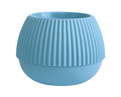 Flowerpot "Boho" d10cm (gray blue)