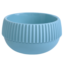Flowerpot "Boho" low d13cm (gray blue)