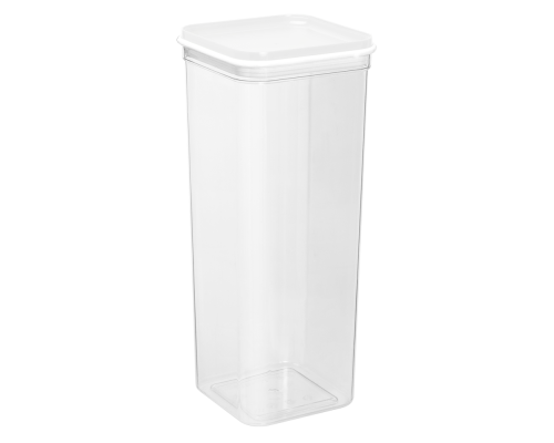 Container for bulk products "Fix" 2,25L (transparent / white)