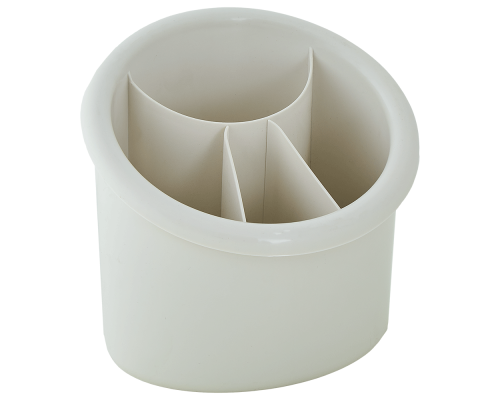 Cutlery rack oval (white rose)