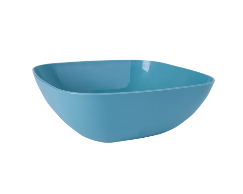 Plate deep 150x150x55mm (gray blue)