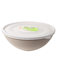 Bowl with lid 2L ECO WOOD (white rose)
