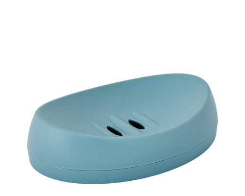 Soap dish set (gray blue)