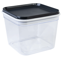 Container for bulk products "Fix" 0,6L (transparent / granite)