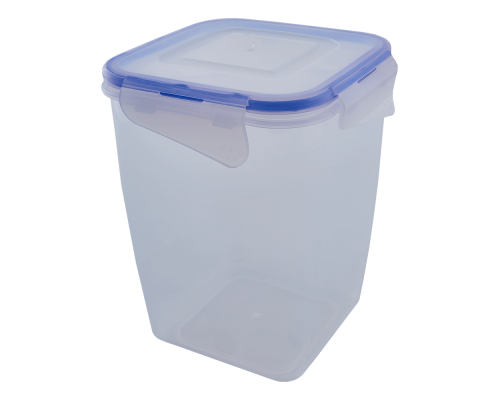 Food storage container with clip deep 2L (transparent)