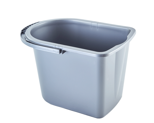 Rectangular pail 14L (gray)