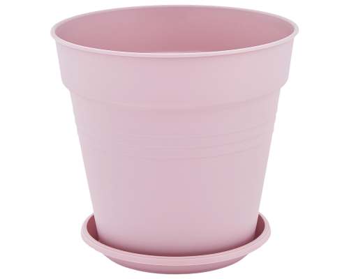 Flowerpot "Gloria" with tray 23,1x22,1cm (freesia)