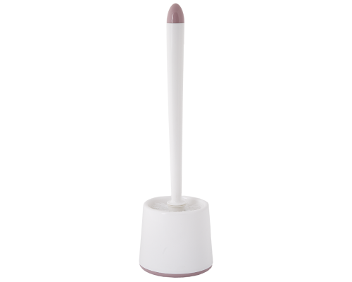 Toilet brush with stand "Optima" (white / freesia)